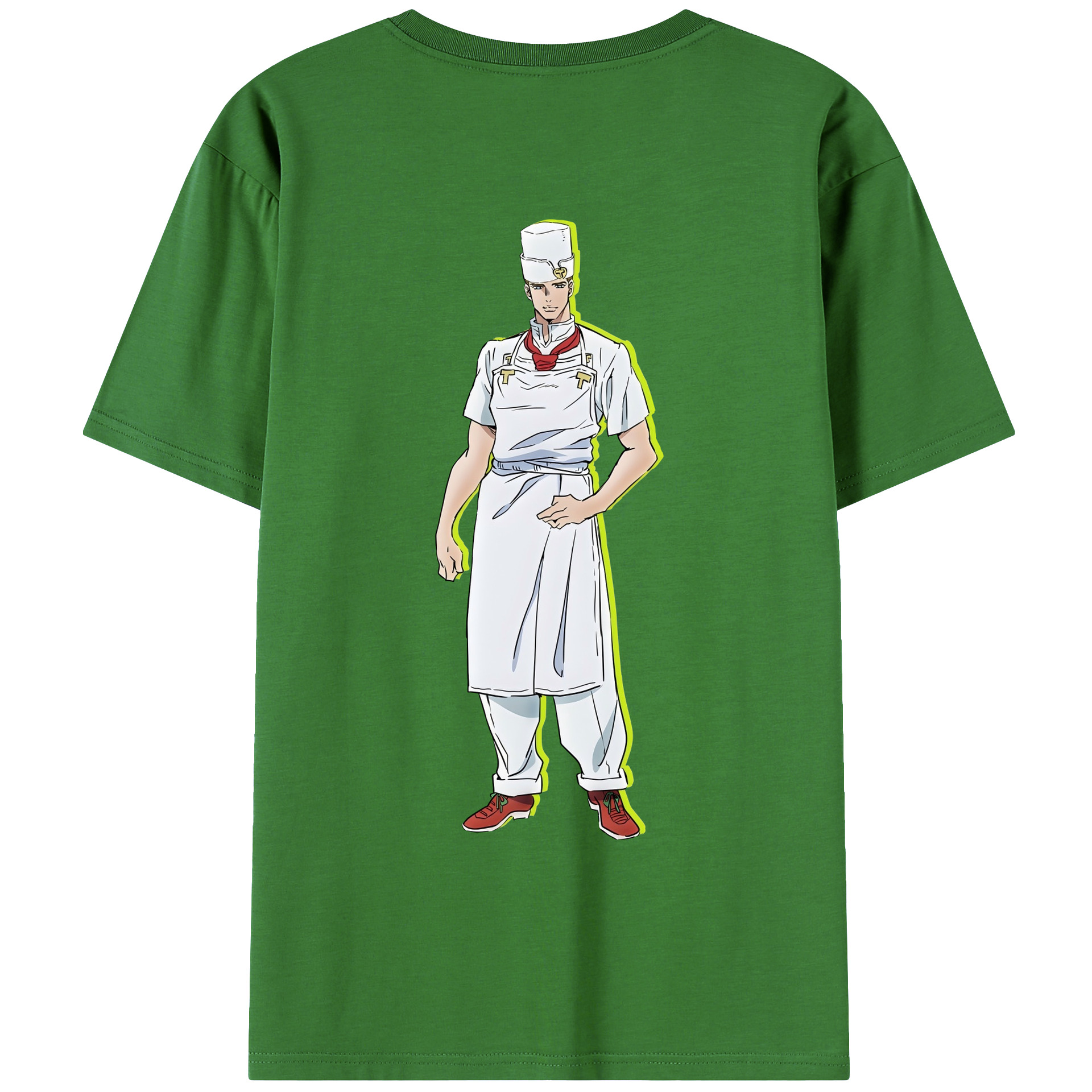 （画像用） ジョジョの奇妙な冒険 Tonio Trussardi JoJo's Bizarre Adventure トニオ?トラッサルディ レディース半袖Tシャツ(バックプリント)